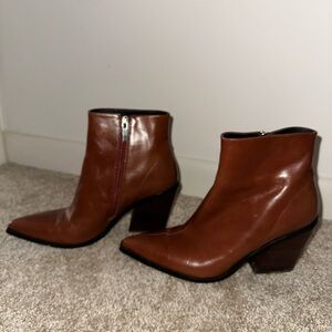 Elegant Tan Ankle Booties